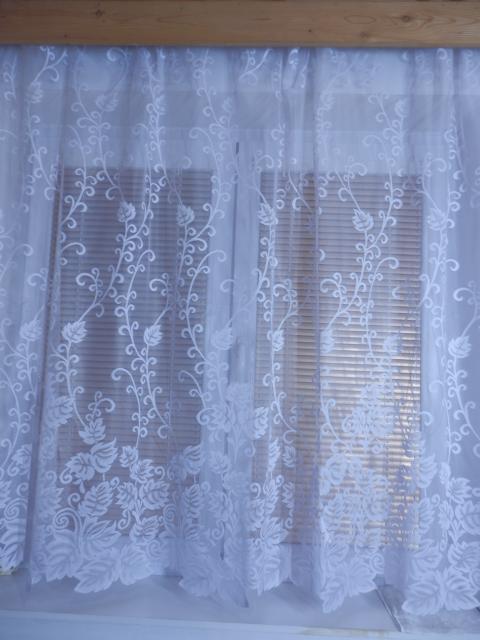 Záclona listová v 150 cm