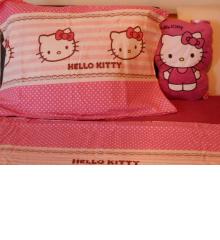 Povlečení Hello Kitty a méďa flanel