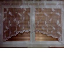 Záclona peříčko oblouk v 160 cm