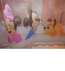 Záclona Mickey mouse v 150 cm