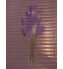 Záclona levandule v 160 cm