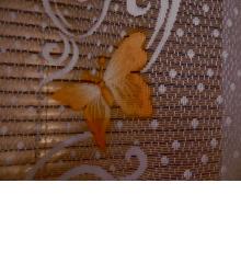 Záclona motýl oranžový v 120 cm